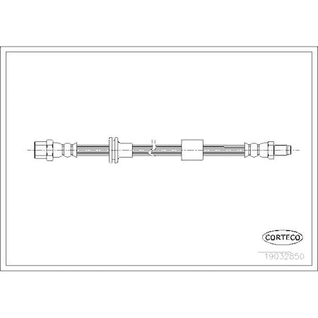 Corteco Brake Hose, 19032850 19032850